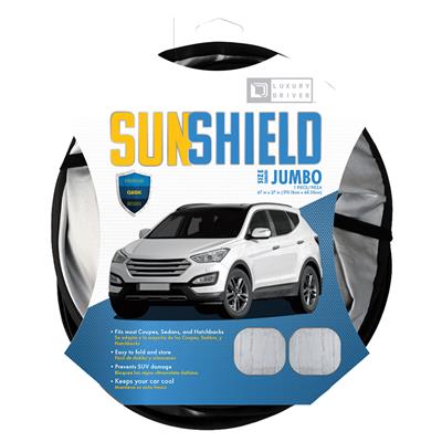 Luxury Driver Jumbo Classic Twist Sun Shield